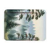 松の森の水色 マグネット (横)