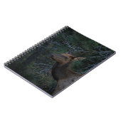 松の森の野生のエルク – Deer Wild Photography ノートブック (左側)