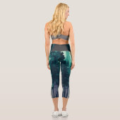 松の森の風景 カプリレギンス (裏面)