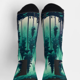 松の森の風景 ソックス