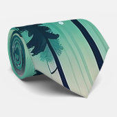 松の森の風景 ネクタイ (ロール)