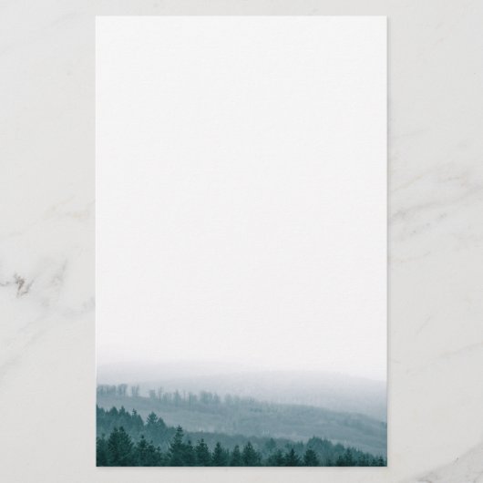 松の森自然写真 便箋 (正面)