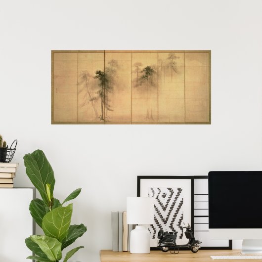 松の森 ポスター (ホームオフィス)