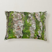 松の樹皮にコケがある アクセントクッション (裏面)