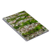 松の樹皮にコケがある ノートブック (右側)