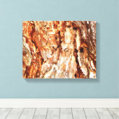 松の樹皮のキャンバス印刷 キャンバスプリント (インサイチュ (ウッドフロア))