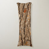 松の樹皮の質感 ボディピロー (正面縦)