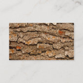 松の樹皮の質感 名刺 (正面)