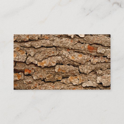 松の樹皮の質感 名刺 (正面)