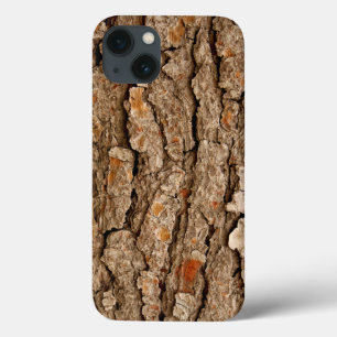 松の樹皮の質感 iPhone 13ケース