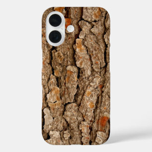 松の樹皮の質感 iPhone 16ケース