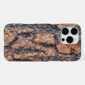 松の樹皮の質感 iPhoneケース (裏面横)