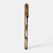松の樹皮の質感 iPhone 16ケース (右側面)