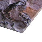 松の樹皮ガラス五徳 カッティングボード (角)