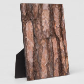 松の樹皮組織 フォトプラーク (側面)