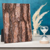 松の樹皮組織 フォトプラーク (側面)