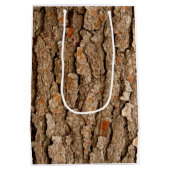 松の樹皮質感 ミディアムペーパーバッグ (裏面)