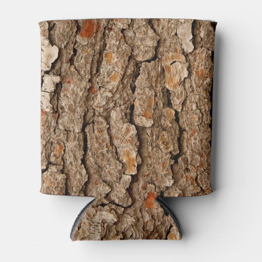 松の樹皮質感 缶クーラー (正面)