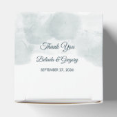 松の水彩林素朴結婚の フェイバーボックス (上部)