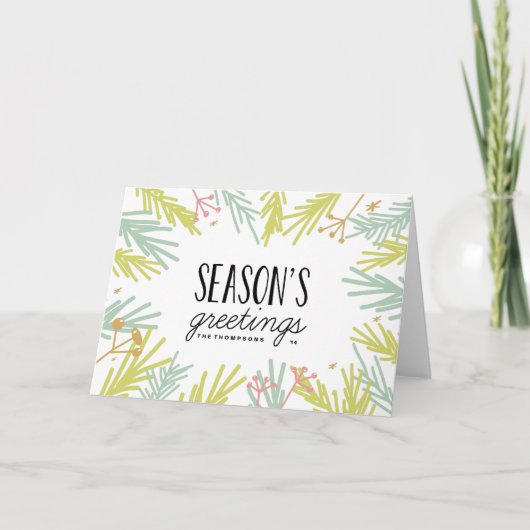 松の爆発的なバケーションの挨 シーズンカード (正面)