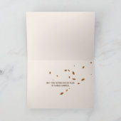 松の白熱［赤熱］光を放つ球根のロウソク カード (内部)