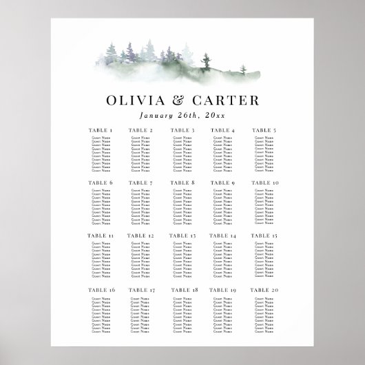 松の紋座図 ポスター (正面)