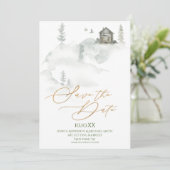 松の素朴森の水彩が日付を救う 招待状 (スタンド正面)