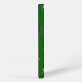 松の緑の上のトカゲとヤモリ iPhoneケース (右側面)