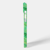 松の緑の波状テクスチャ Case-Mate iPhoneケース (裏面 / 左)
