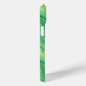 松の緑の波状テクスチャ Case-Mate iPhoneケース (裏面 / 右)