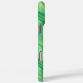 松の緑の波状テクスチャ Case-Mate iPhoneケース (裏面 / 右)