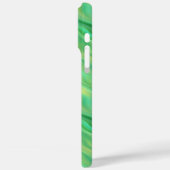 松の緑の波状テクスチャ Case-Mate iPhoneケース (裏面 / 左)