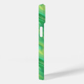 松の緑の波状テクスチャ Case-Mate iPhoneケース (裏面 / 右)