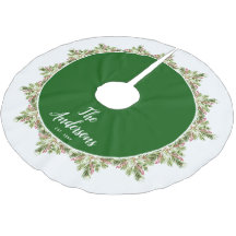 松の葉と果実ファミリークリスマス