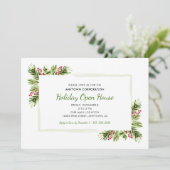 松の葉 | ビジネス ホリデー オープン ハウス 招待状 (スタンド正面)