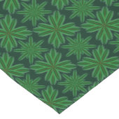 松の雪片の森のテーブルランナー（3サイズ） ショートテーブルランナー (コーナー)