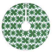 松の雪片ツリースカート ブラッシュドポリエステルツリースカート (正面)