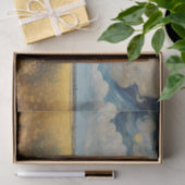 松の鳥オンピンクの花の枝のデコページ 薄葉紙 (ギフト)