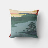 松ぶら下がった千束池芸術日本の クッション (正面)