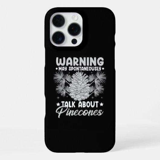 松ぼっくりツリー 面白い植物 山林 iPhoneケース (裏面)