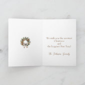 松ぼっくりリース シーズンカード (内部)