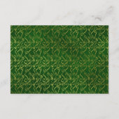 松ぼっくり冬の結婚式出欠確認カード 出欠カード (裏面)