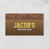 松わら名刺 名刺 (裏面)