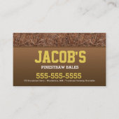 松わら名刺 名刺 (正面)