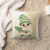 松エレガントのフェイク木の輝く金ゴールドかわいい格言 クッション (ブランケット)