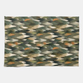 松エレガントの木柄 | 森素朴林 キッチンタオル (横)