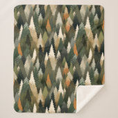 松エレガントの木柄 | 森素朴林 シェルパブランケット (正面)