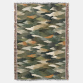 松エレガントの木柄 | 森素朴林 スローブランケット (正面縦)