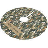 松エレガントの木柄 | 森素朴林 ブラッシュドポリエステルツリースカート (アングル)