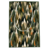 松エレガントの木柄 | 森素朴林 ミディアムペーパーバッグ (正面)